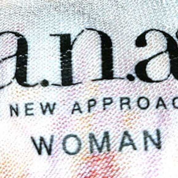 A.N.A. A New Approach Orange Peach Purple Tie-Dye Stretch Knit Maxi Skirt sz 2X - Picture 4 of 6